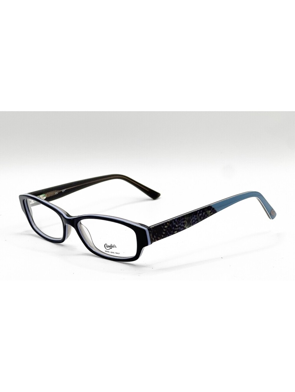 Candie's C Frankie Nv Blue Rectangle Authentic Eyeglass Frames 50-14